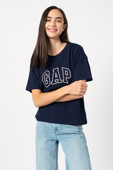 GAP Tricou cu decolteu rotund si imprimeu logo Femei