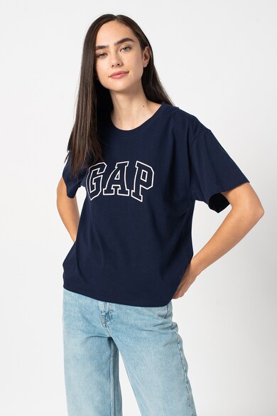 GAP Tricou cu decolteu rotund si imprimeu logo Femei