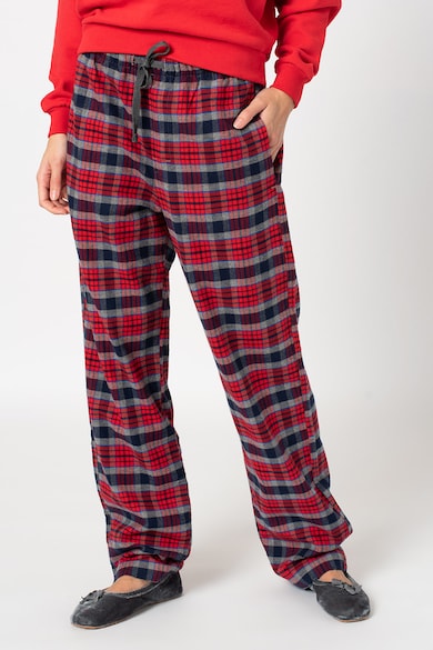 GAP Pantaloni de pijama in carouri cu snur Femei