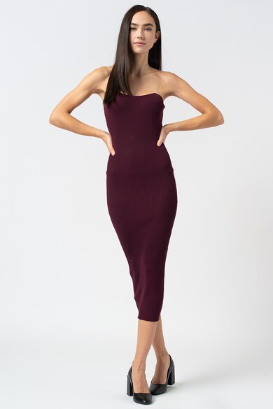 Missguided Rochie bodycon midi striata Femei