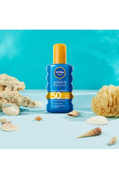 Nivea Spray pentru protectie solara  Sun Protect & Dry Touch, SPF 50, 200 ml Femei