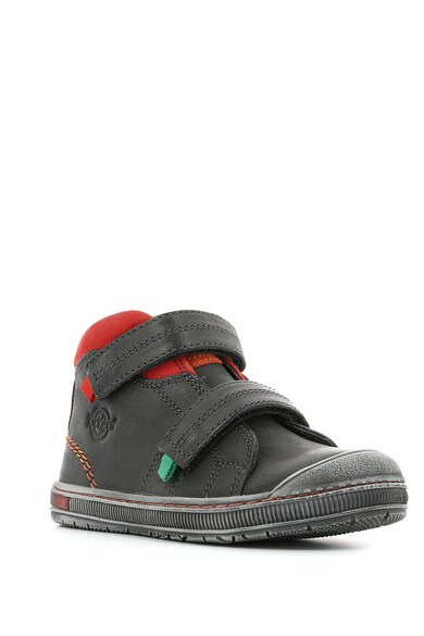 Kickers kids Bevont orrú bőr sneaker tépőzárral Fiú