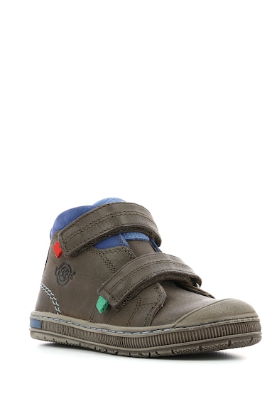 Kickers kids Iguto tépőzáras bőr sneaker Fiú