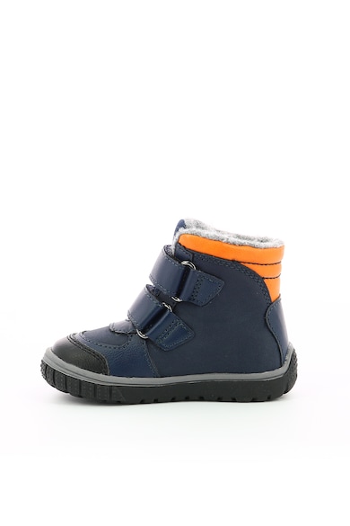 Kickers kids Ghete de piele ecologica cu benzi velcro Baieti