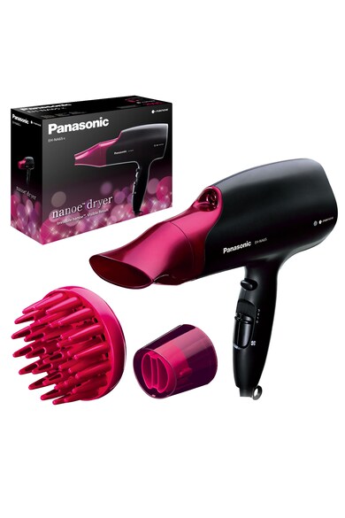 Panasonic Uscator de par  , 2000 W, 3 trepte de temperatura, Negru/Roz Femei