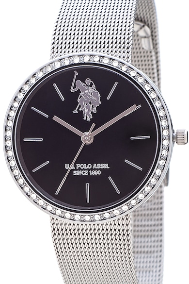 U.S. Polo Assn. Иноксов часовник с кристали Swarovski Жени