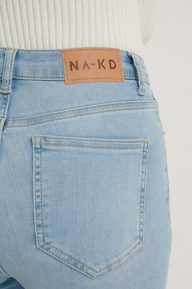 NA-KD Blugi skinny crop cu talie inalta Femei