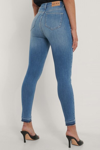 NA-KD Magas derekú skinny fit crop farmernadrág női