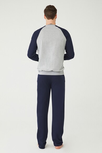 U.S. Polo Assn. Pijama lunga cu model logo Barbati