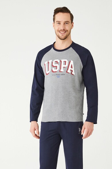 U.S. Polo Assn. Pijama cu maneci raglan Barbati