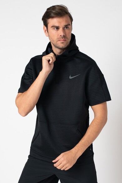 Nike Tricou cu gluga si tehnologie Dri-Fit, pentru fitness Barbati