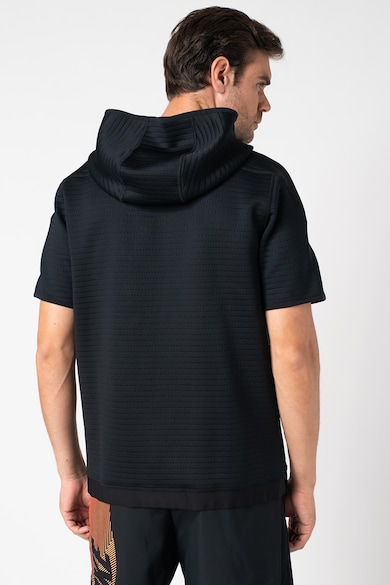 Nike Tricou cu gluga si tehnologie Dri-Fit, pentru fitness Barbati
