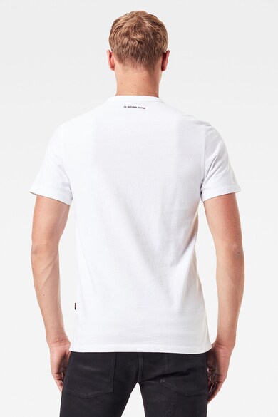 G-Star RAW Uniszex organikuspamut póló logós részletekkel férfi