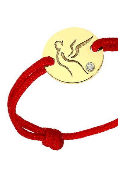 Serenity Húzózsinóros gyűrű 14 karátos arany medállal és cserélhető zsinórral női