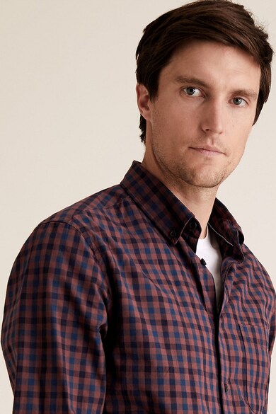 Marks & Spencer Normál fazonú kockás ing férfi