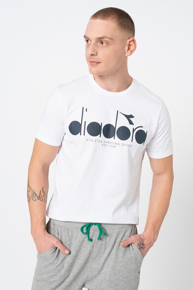 Diadora 5Palle kerek nyakú organikuspamut póló logóval férfi