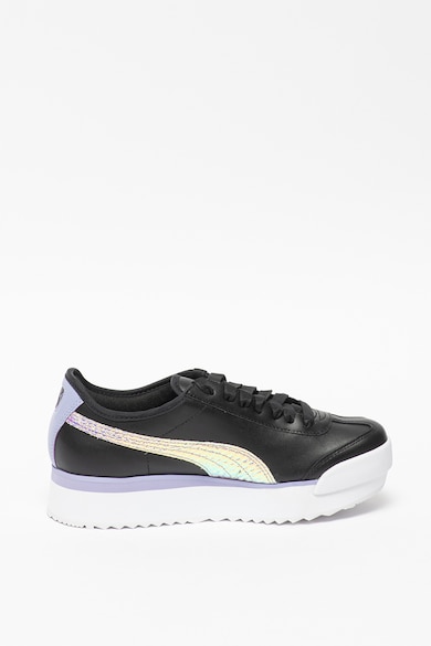 Puma Pantofi sport flatform de piele cu garnituri irizate Roma Amor Femei