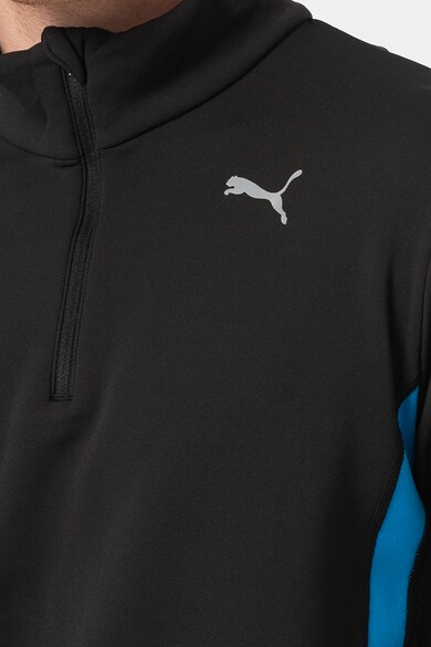 Puma Bluza cu fenta scurta cu fermoar pentru alergare Barbati