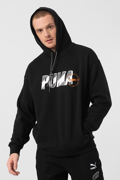 Puma XTG kényelmes fazonú kapucnis pulóver logóval férfi