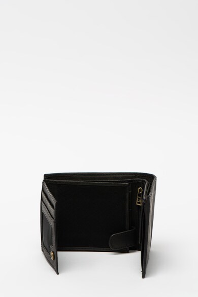 Pierre Cardin Összehajtható bőr pénztárca logórátéttel férfi