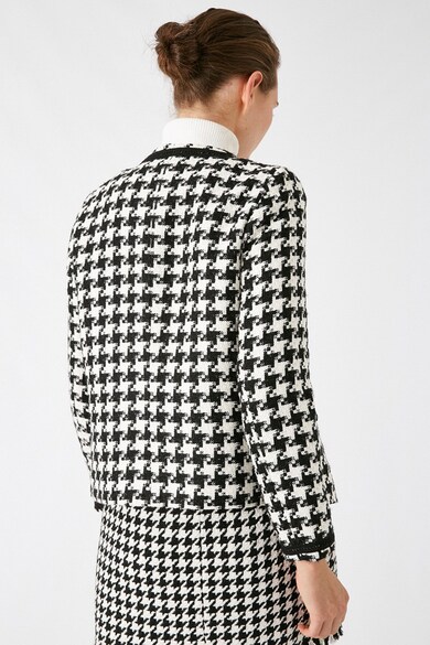 KOTON Sacou cu model houndstooth si buzunare decorative Femei