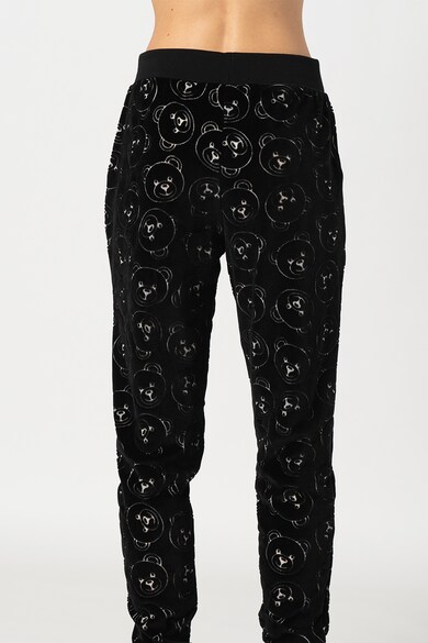 Moschino Pantaloni de pijama cu model monograma Femei