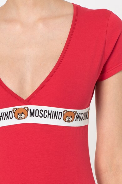 Moschino Rövid ujjú body logós részlettel női