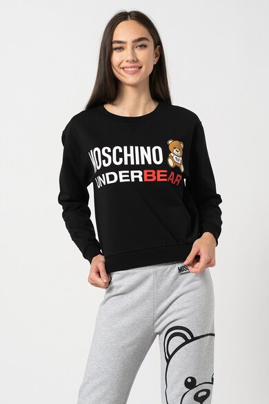 Moschino Pulóver nagyméretű logóval női