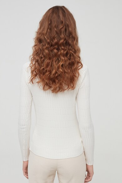 OVS Texturált pulóver kissé megemelt nyakrésszel női