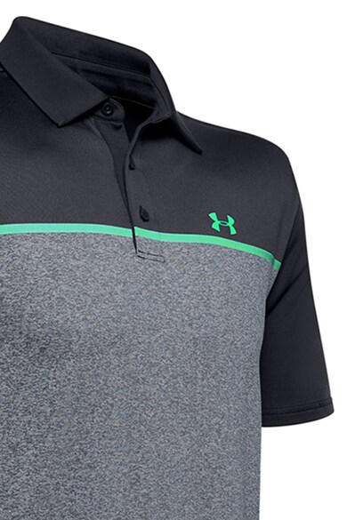 Under Armour Playoff galléros golfpóló csíkos mintával férfi