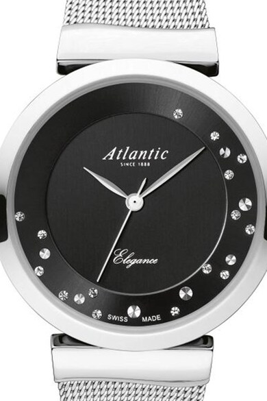 Atlantic Иноксов часовник с мрежеста верижка Жени