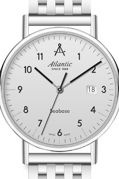 Atlantic Кварцов часовник с лого Мъже