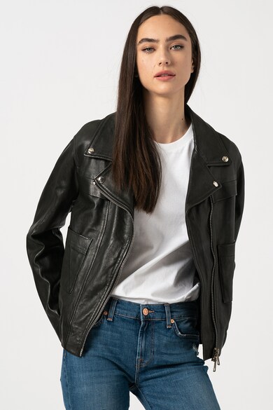 7 for all mankind Jacheta biker de piele Femei