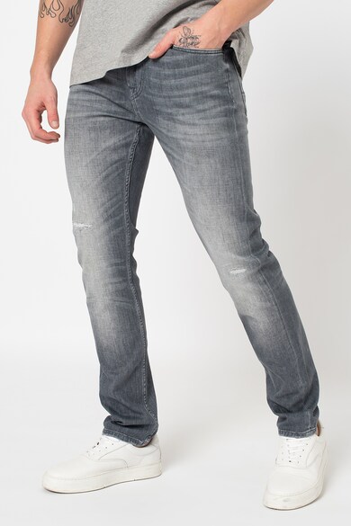 7 for all mankind Blugi skinny cu aspect decolorat Barbati