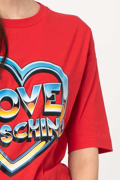 Love Moschino Rochie mini tip tricou cu imprimeu logo Femei