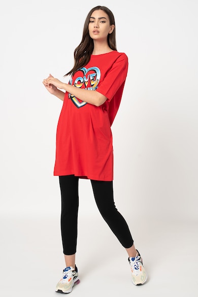 Love Moschino Rochie mini tip tricou cu imprimeu logo Femei