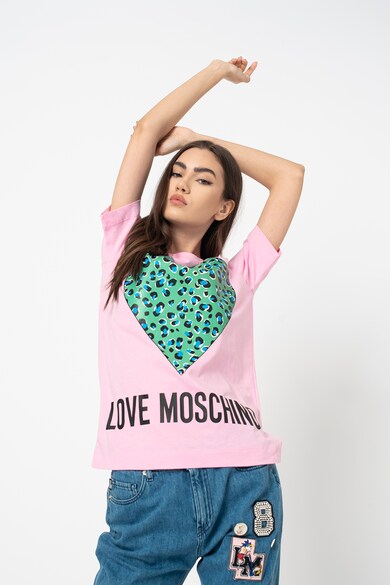 Love Moschino Tricou cu imprimeu logo Femei