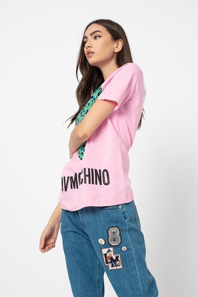 Love Moschino Tricou cu imprimeu logo Femei