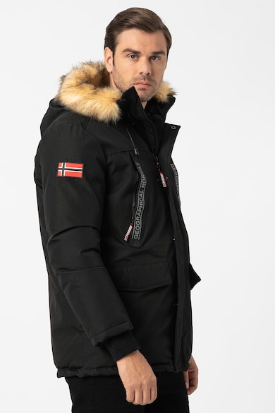 Geographical Norway Cabrac bélelt télikabát kapucnival férfi