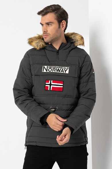 Geographical Norway Coconut bebújós bélelt télikabát műszőrme szegéllyel férfi