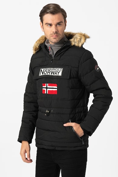 Geographical Norway Coconut bebújós bélelt télikabát műszőrme szegéllyel férfi