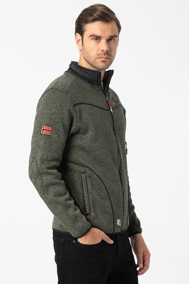 Geographical Norway Bluza sport cu fermoar si aplicatie logo Barbati