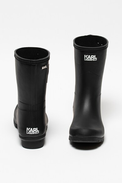 Karl Lagerfeld Cizme de ploaie cu logo Femei