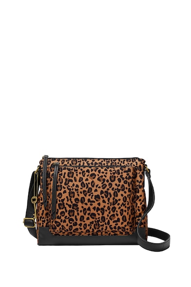 Fossil Geanta crossbody cu animal print Jenna Femei