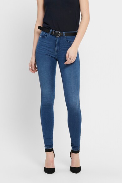 Only Koptatott hatású skinny fit farmernadrág női