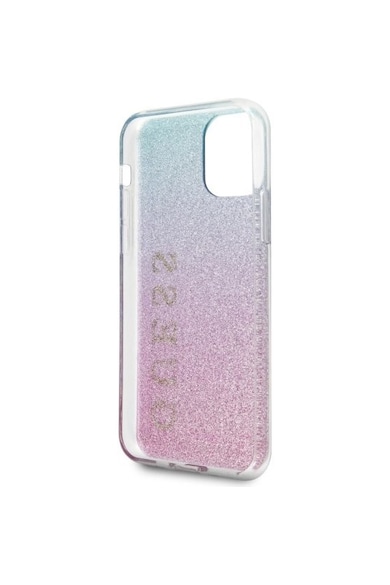 GUESS Huse de protectie  Glitter Gradient pentru iPhone 11 Pro, Pink- Blue Femei