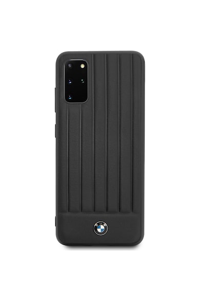 BMW Husa de protectie  Leather Signature pentru Samsung Galaxy S20 Plus, Black Femei