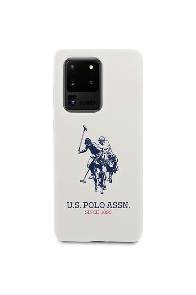 U.S. Polo Assn. Husa de protectie US Polo Big Horse pentru Samsung Galaxy S20 Ultra, White Barbati