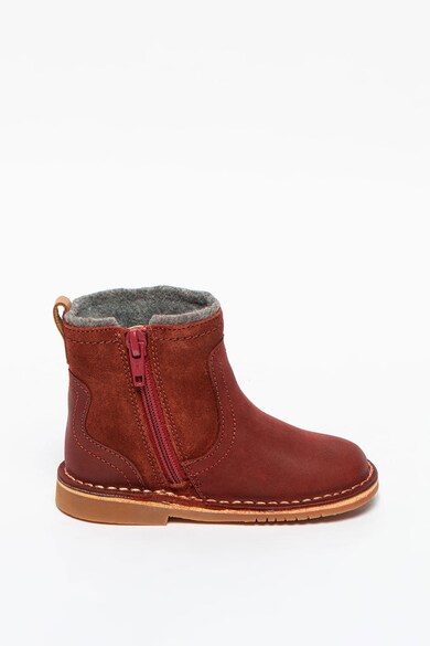 Clarks Ghete din piele si piele intoarsa Comet Frost Fete