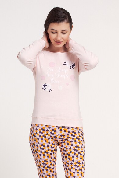 Sofiaman Pijama de bumbac cu imprimeu Dora Femei